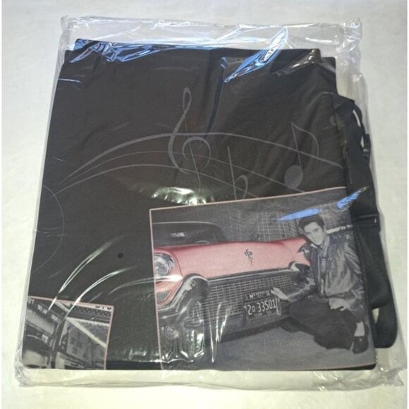 Elvis Presley Black & Pink Cadillac Car Seat Cover 1 pc Auto Decor The King New - Picture 2 of 4